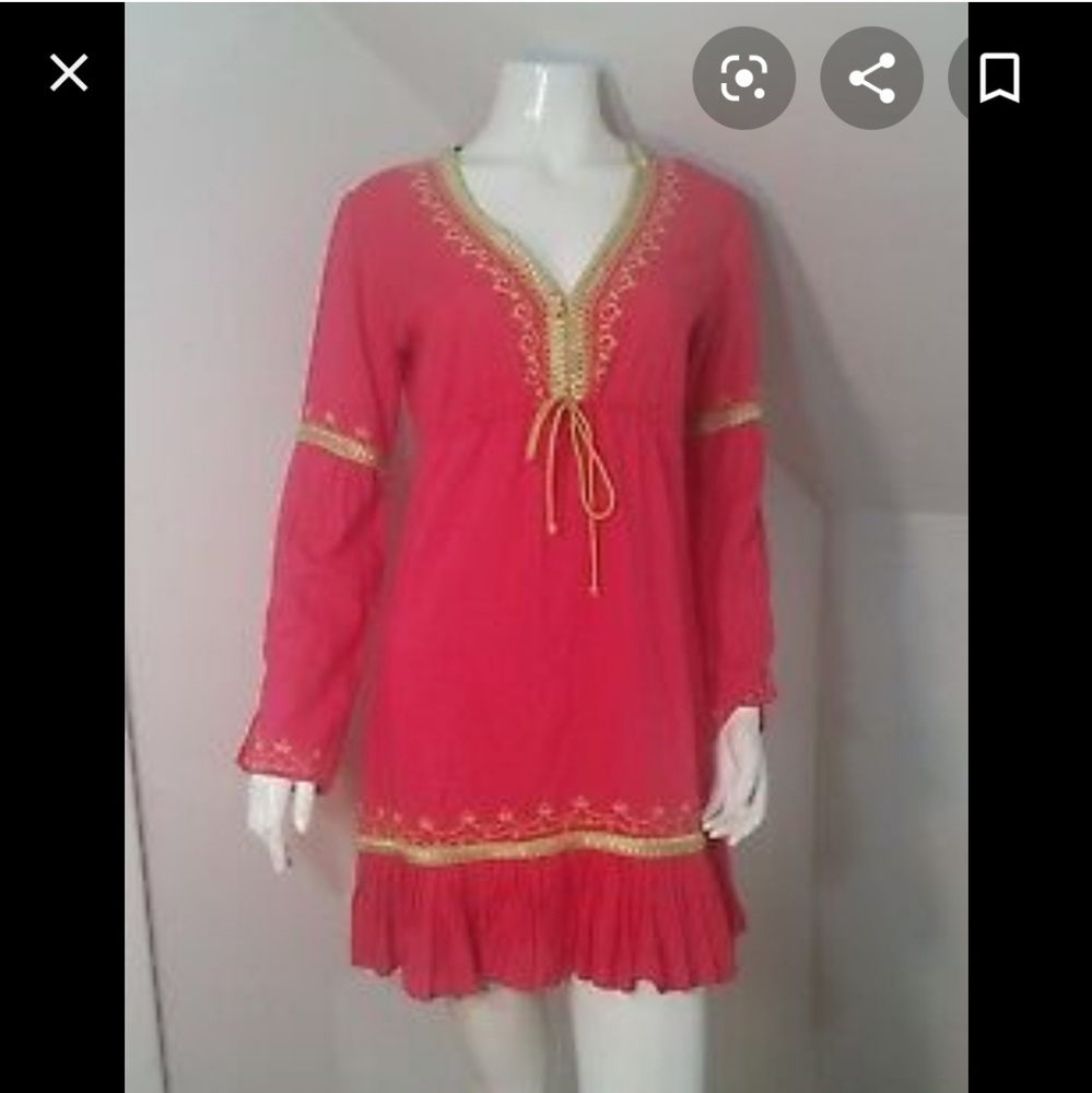 Moda international  for VC embroidered dress